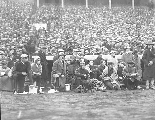 Knute Rockne and the Fighting Irish visit in 1925